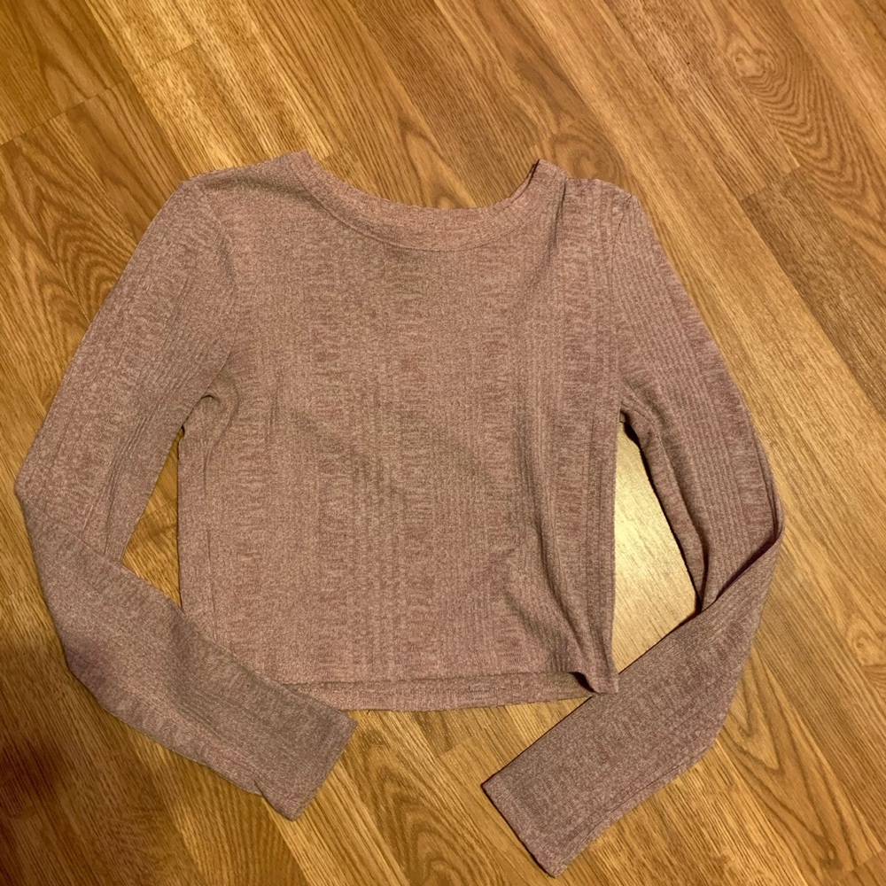 Rose pink crop top